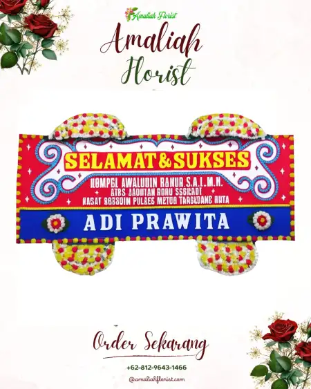 Papan Bunga Ucapan Selamat Nameng